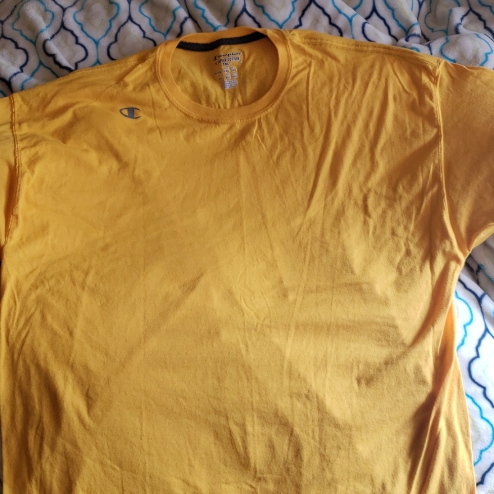 Champion yellow classic tee-shirt